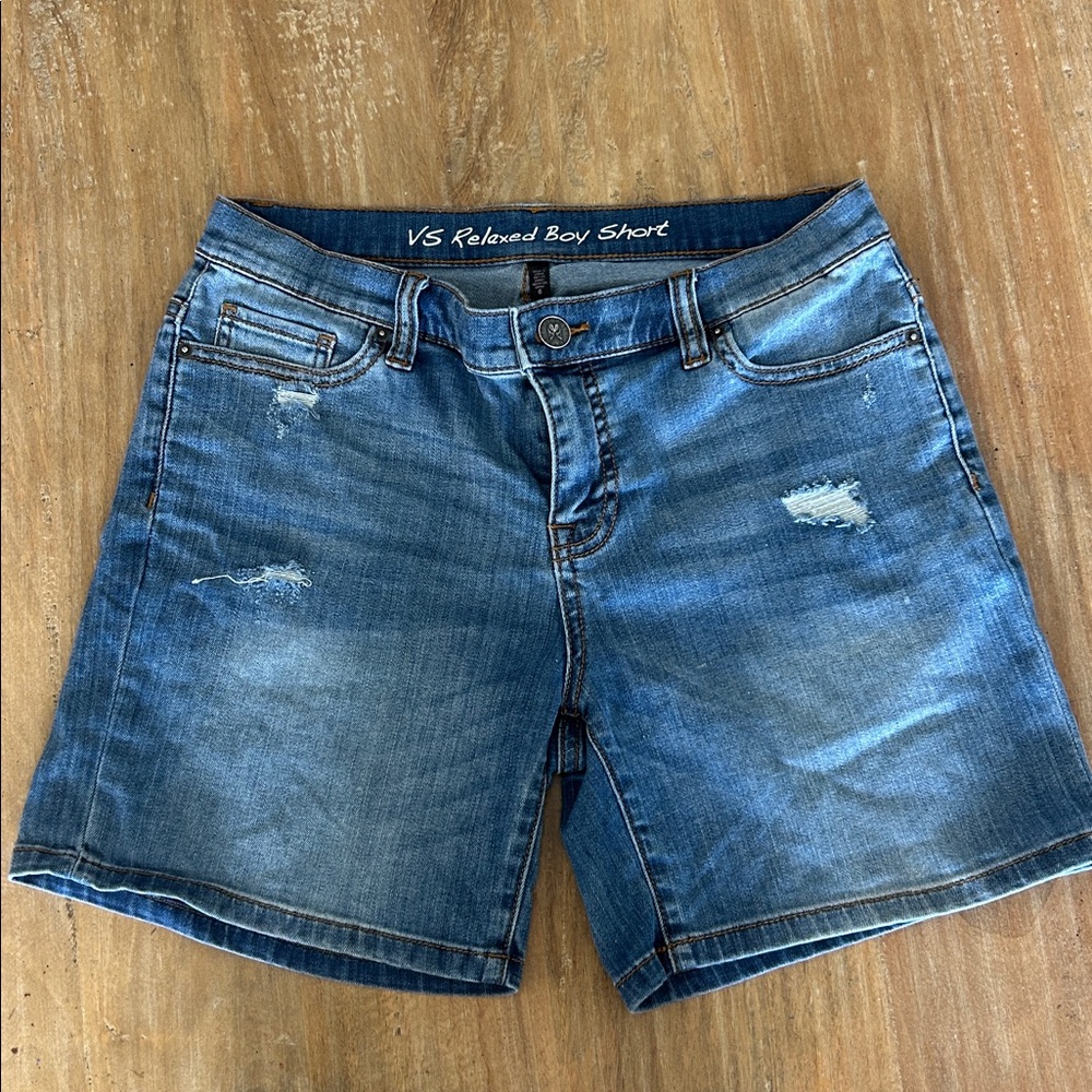 Victoria Secret‎ Relaxed Distressed Boy Short Victoria’s Secret Size 6